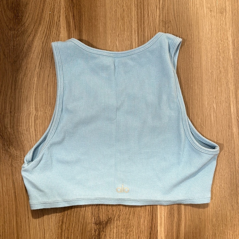 ALO Yoga Light Blue Tank Top